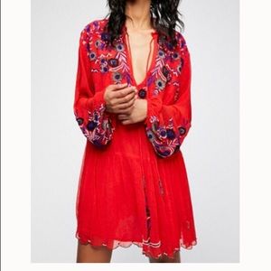 Free people Anastasia mini dress.